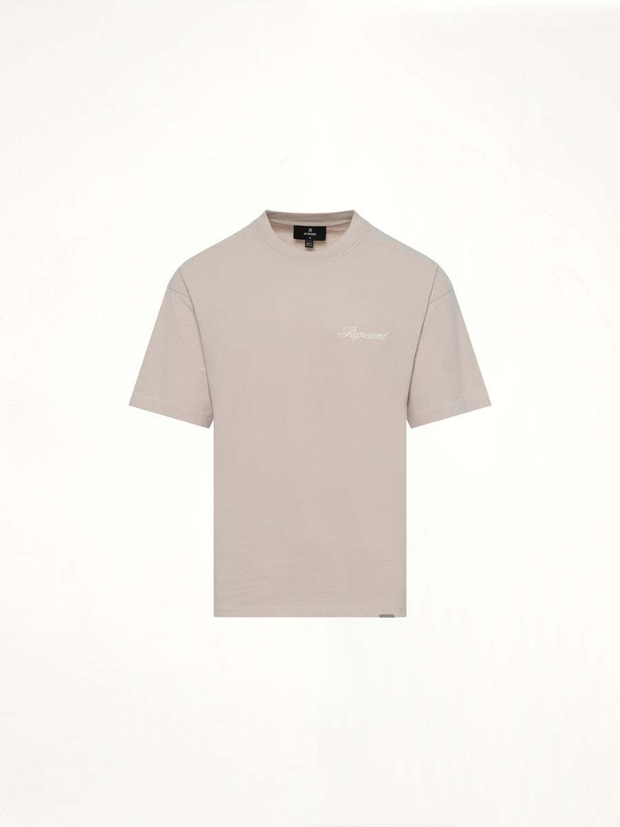 Script Logo T-Shirt in Concrete