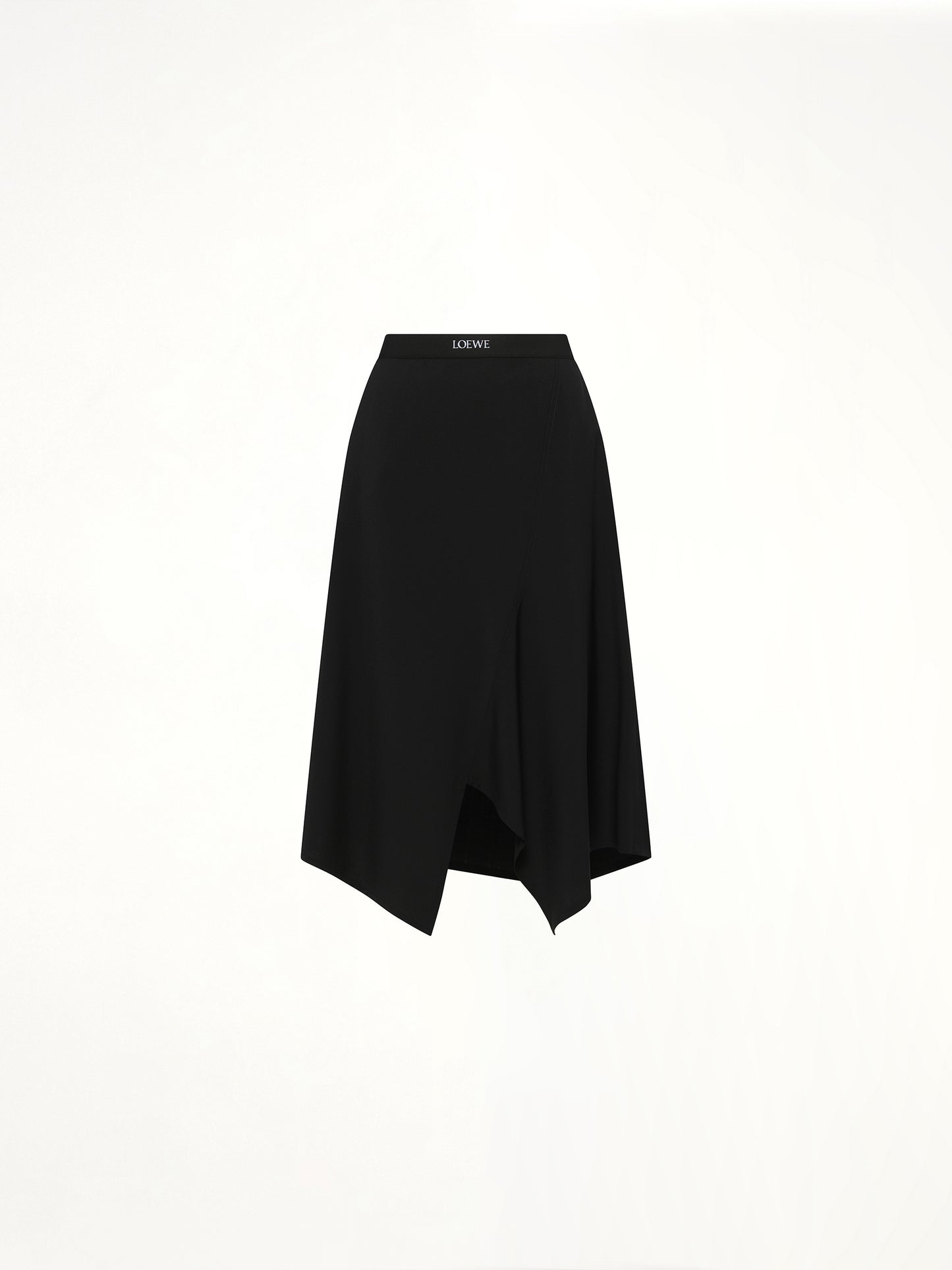 Asymmetric Skirt in Black