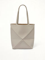 Puzzle Fold Tote Medium in Light Ghost
