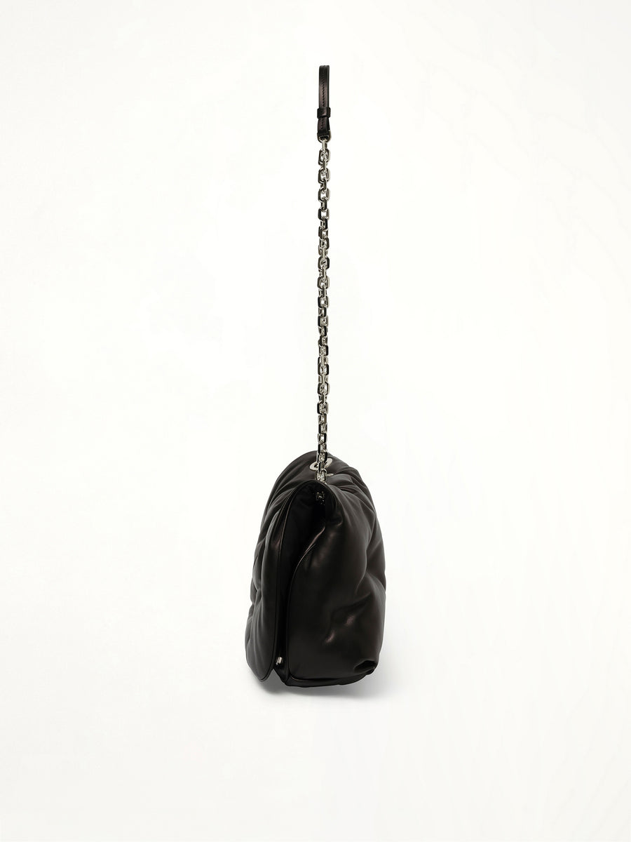 Medium Glam Slam Flap Bag in Black