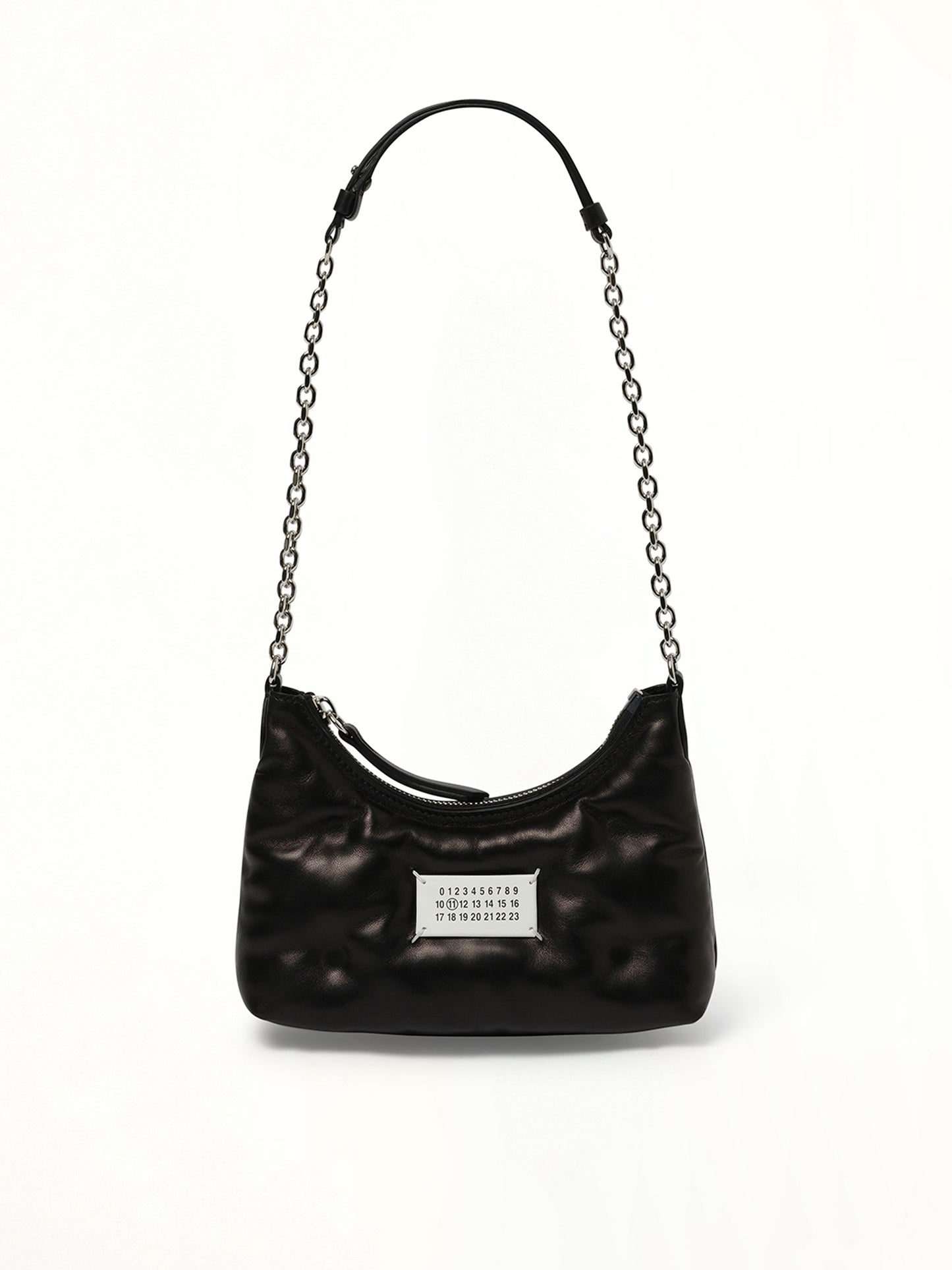 Micro Glam Slam Hobo Bag in Black