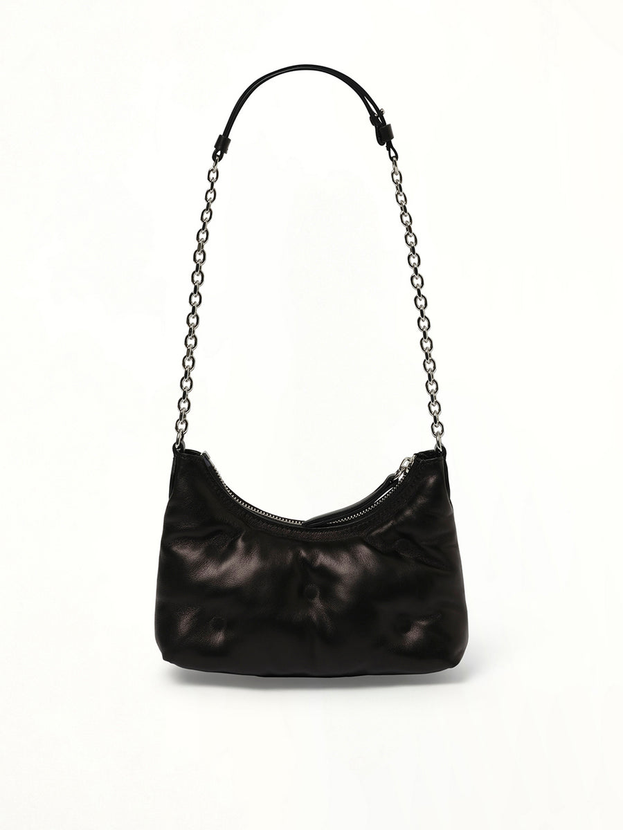 Micro Glam Slam Hobo Bag in Black