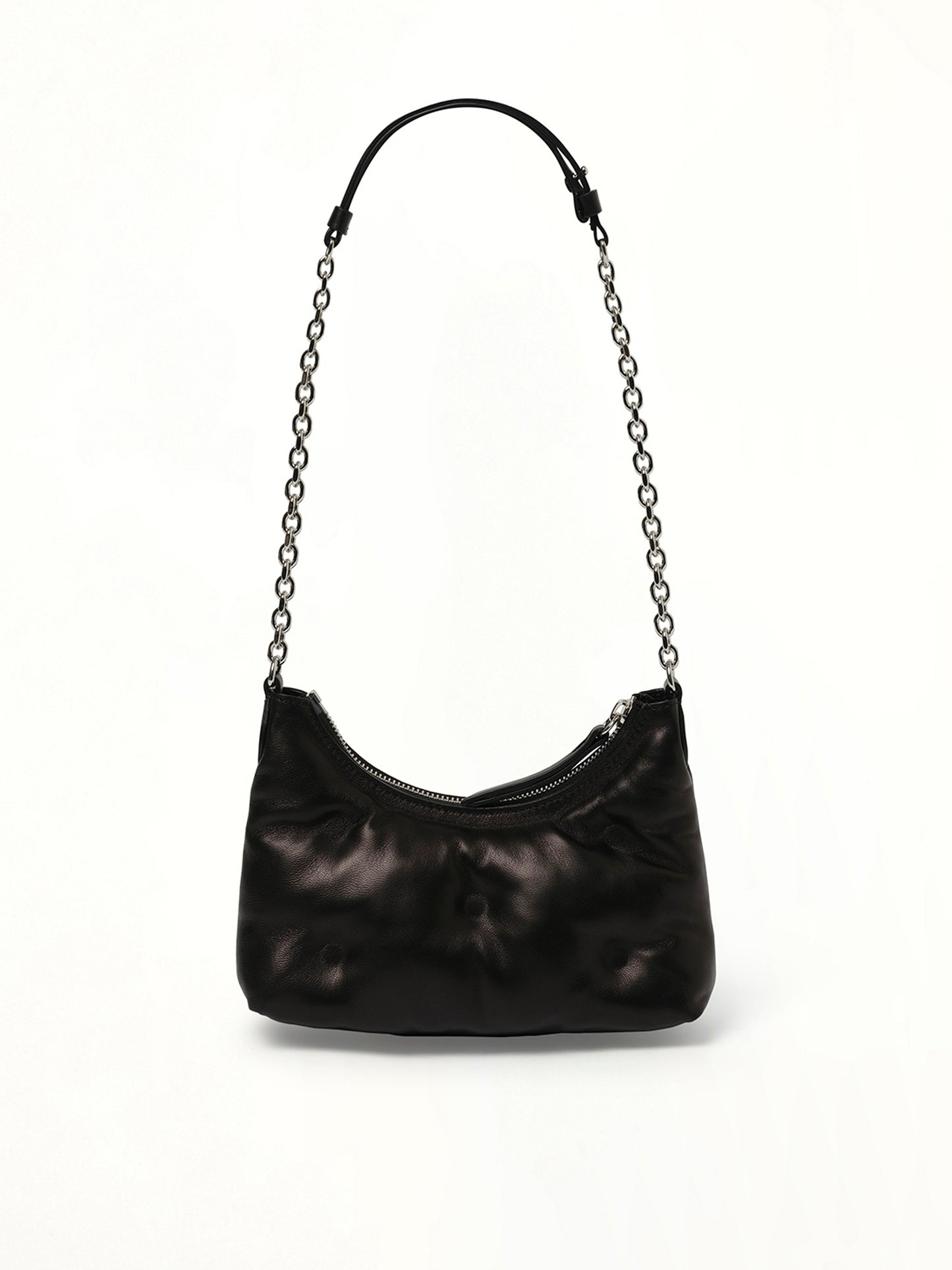 Micro Glam Slam Hobo Bag in Black