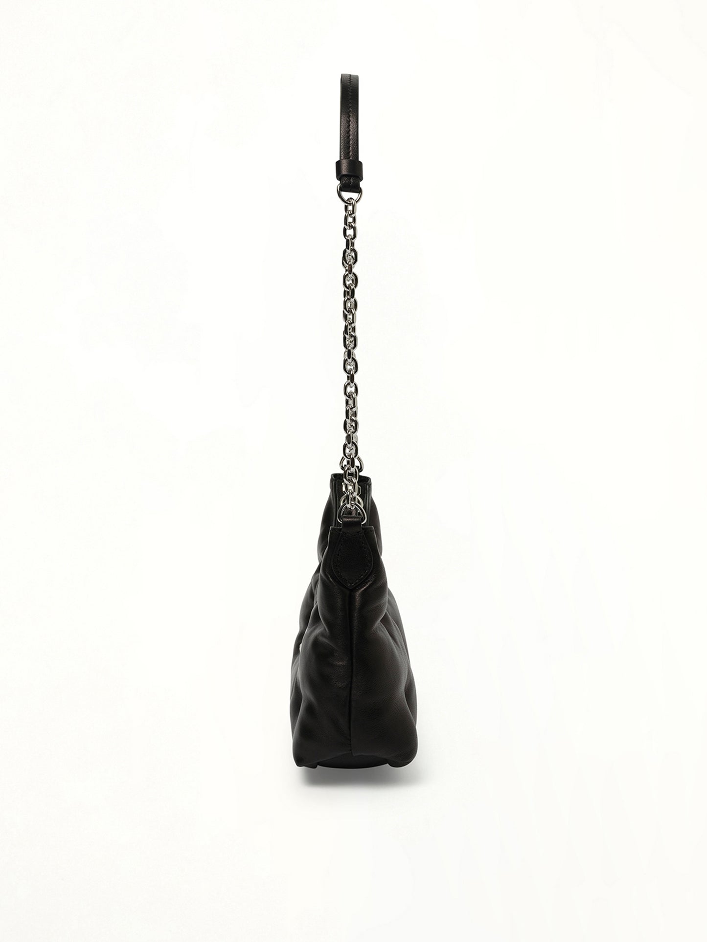 Micro Glam Slam Hobo Bag in Black