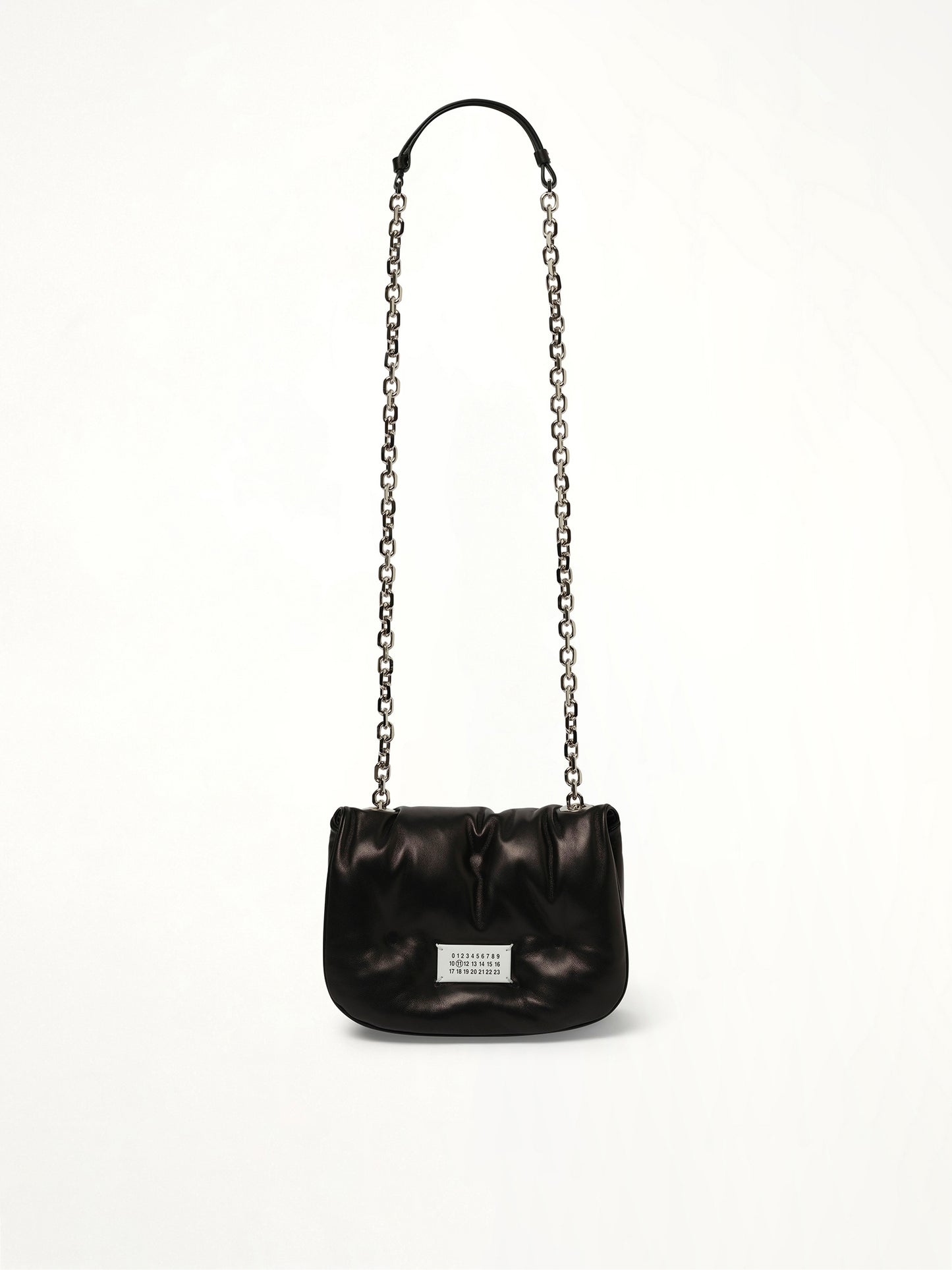 Small Glam Slam Flap Bag in Black