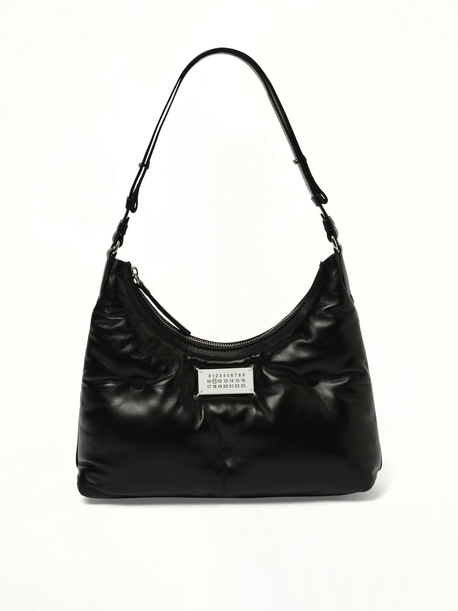 Small Glam Slam Hobo Bag in Black
