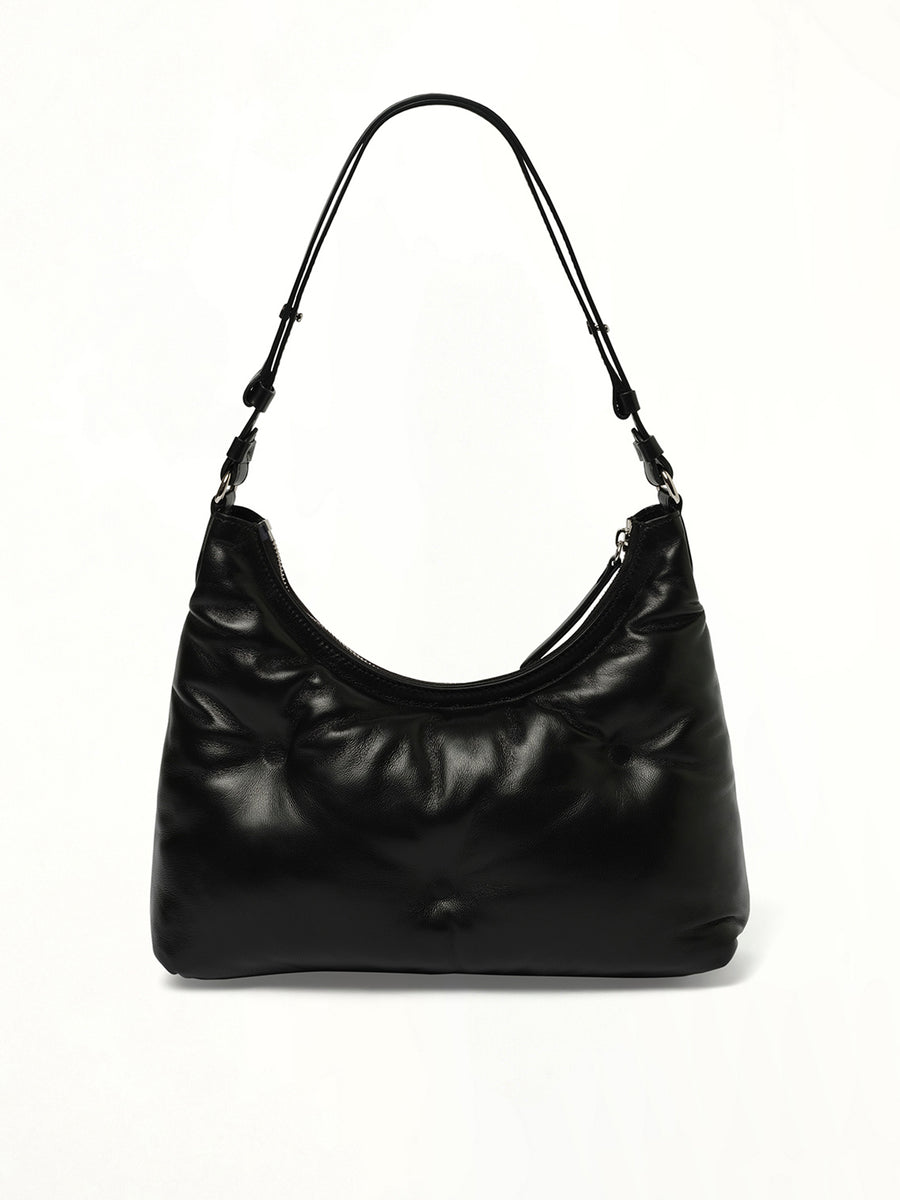 Small Glam Slam Hobo Bag in Black