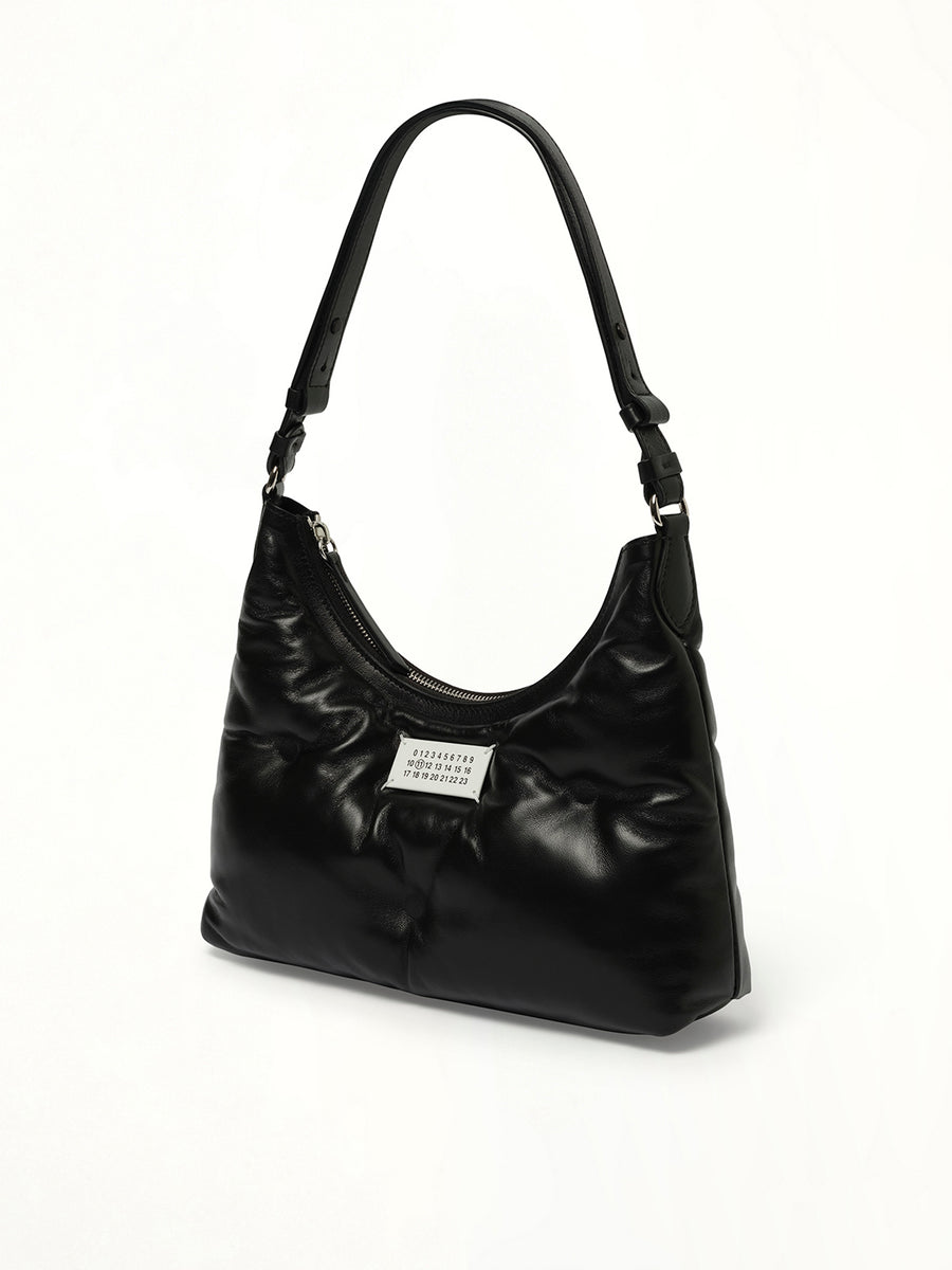 Small Glam Slam Hobo Bag in Black