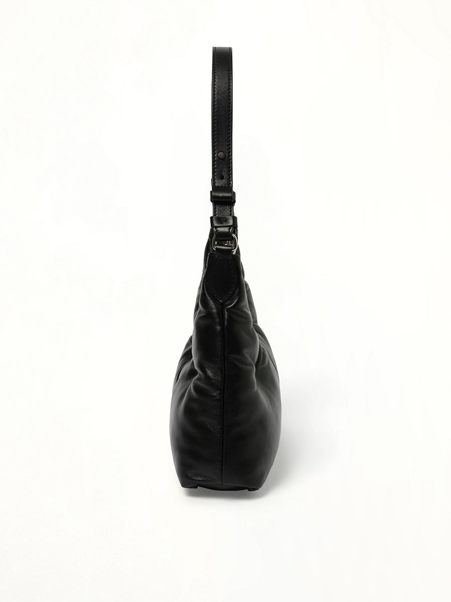 Small Glam Slam Hobo Bag in Black