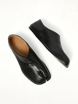 Tabi Babouches Loafers in Black Top View | MAISON MARGIELA