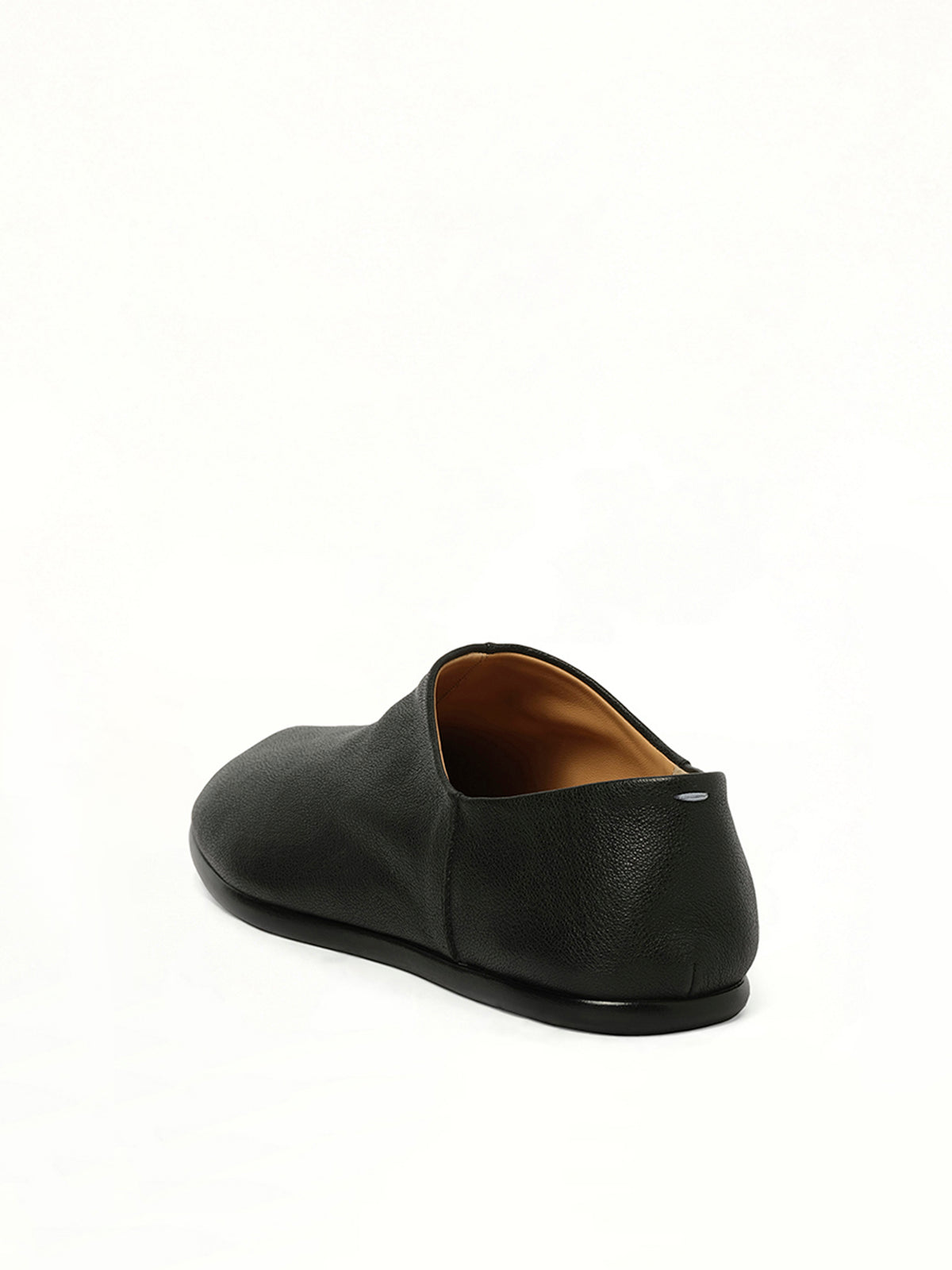 Tabi Babouches in Black Back View | MAISON MARGIELA