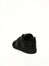 Replica Leather Sneaker in Black Back View | MAISON MARGIELA