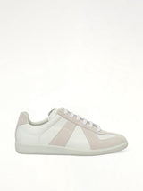 Replica Leather Sneaker in White Side View | MAISON MARGIELA