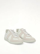 Replica Leather Sneaker in White Front View | MAISON MARGIELA