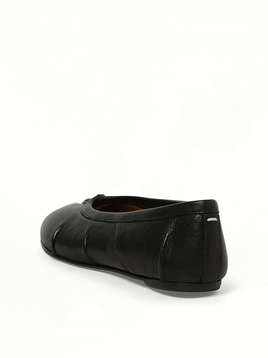 New Tabi Ballerina in Black Back View | MAISON MARGIELA
