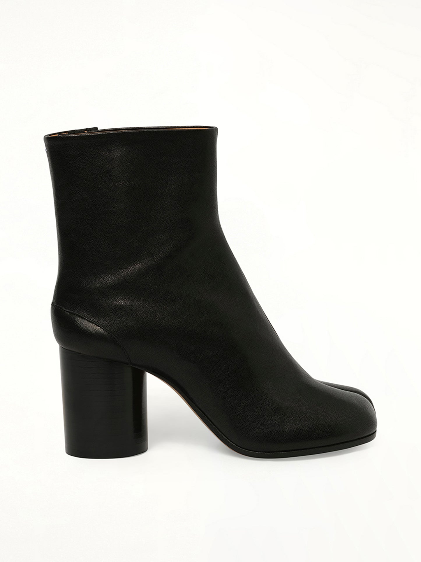 Tabi Ankle Boots 8cm Heel in Black