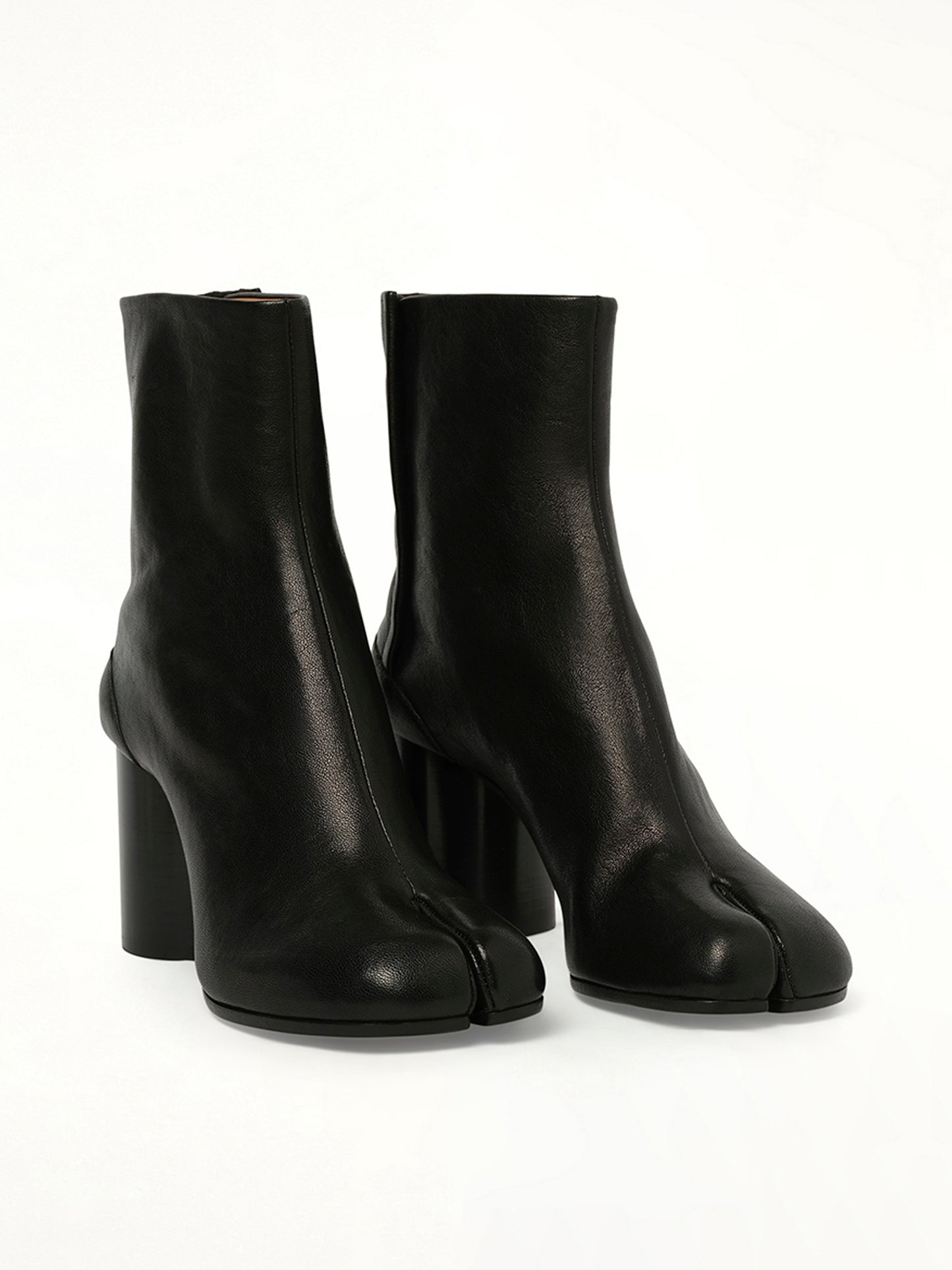 Tabi Ankle Boots 8cm Heel in Black