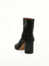 Tabi Ankle Boots 8cm Heel in Black Back View | MAISON MARGIELA