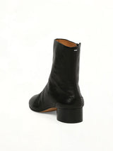 Tabi Ankle Boots 3cm Heel in Black Back View | MAISON MARGIELA