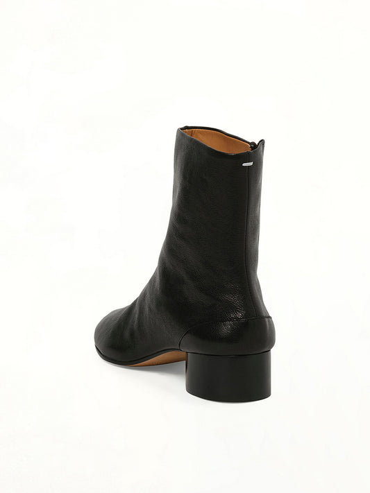 Tabi Ankle Boots 3cm Heel in Black