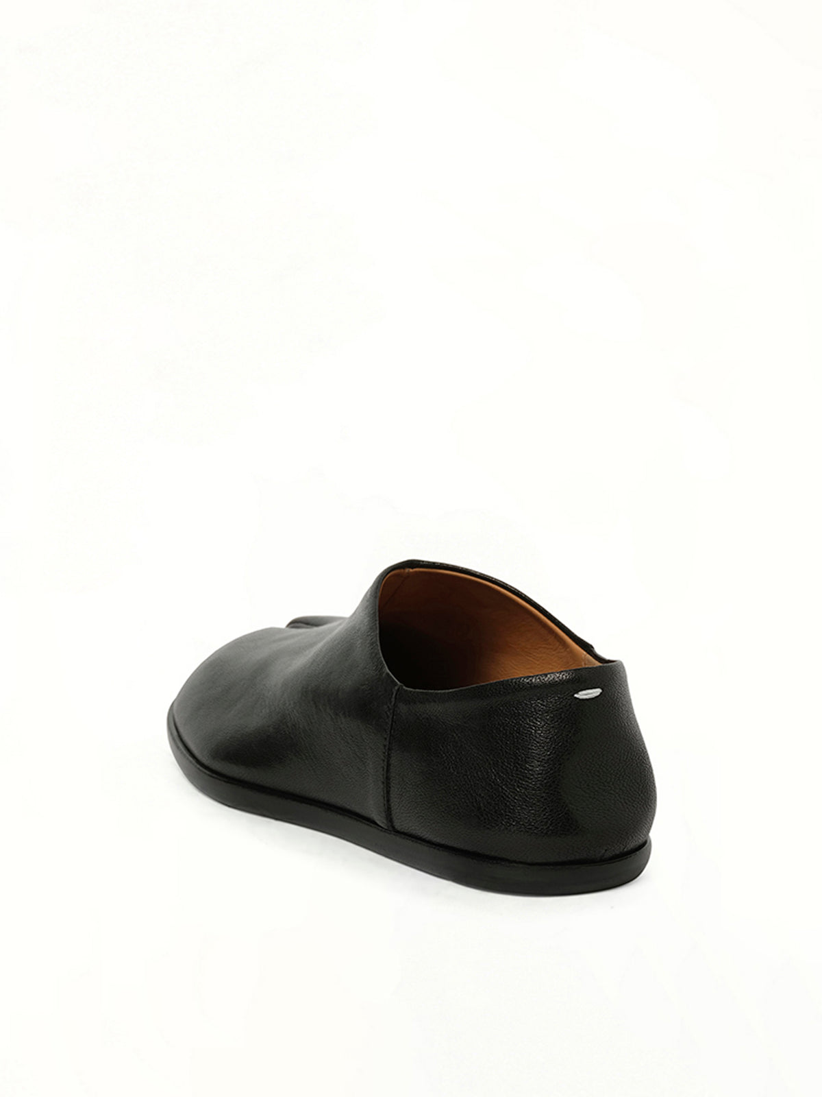 Tabi Babouches Loafers in Black Back View | MAISON MARGIELA