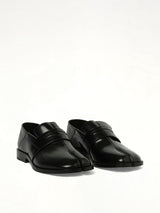 Tabi Loafers in Black Front View | MAISON MARGIELA