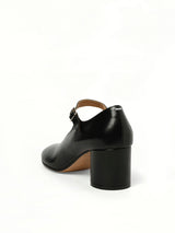 Tabi Mary Jane 6cm Heel in Black Back View | MAISON MARGIELA
