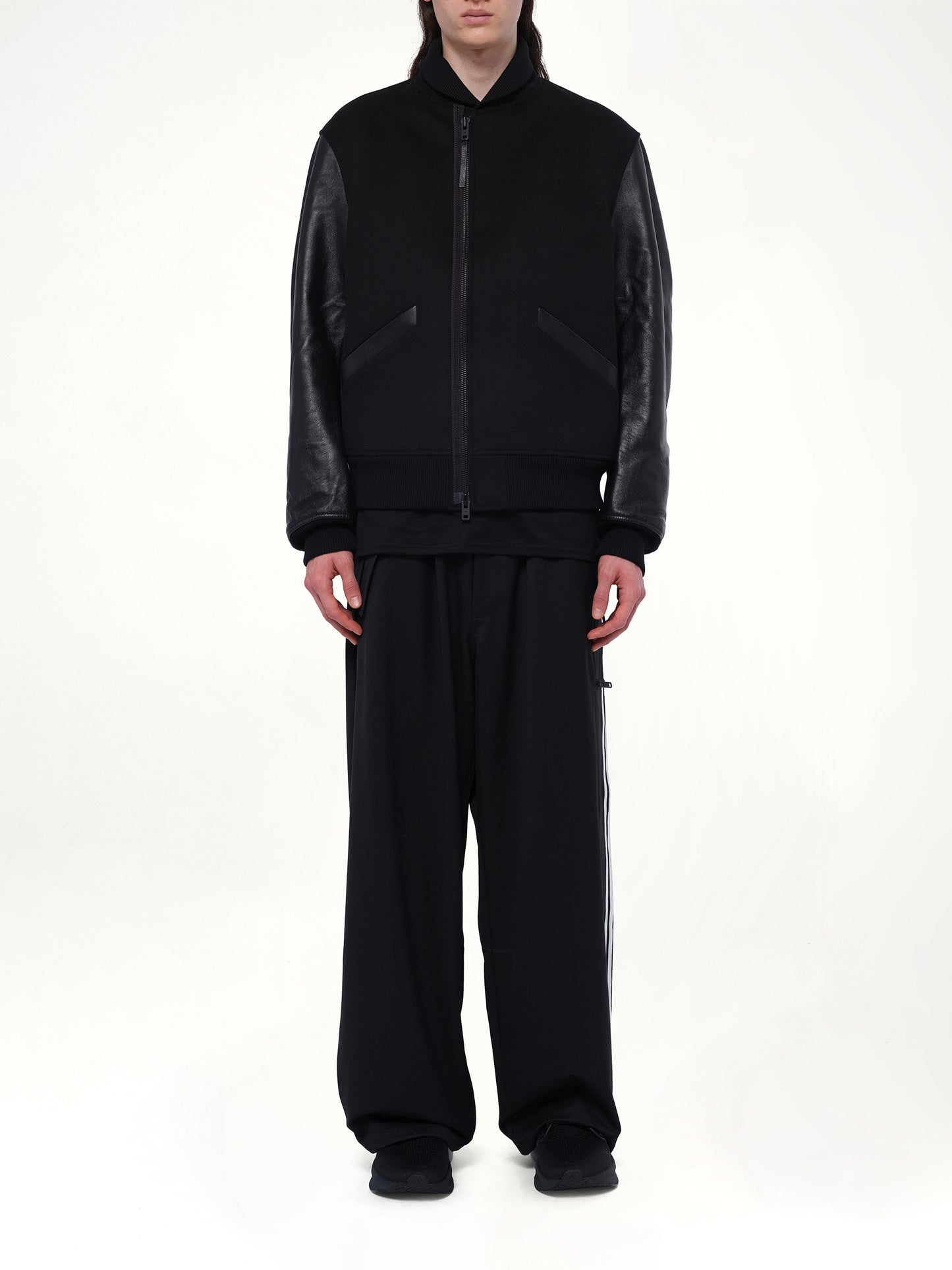 Letterman Jacket in Black