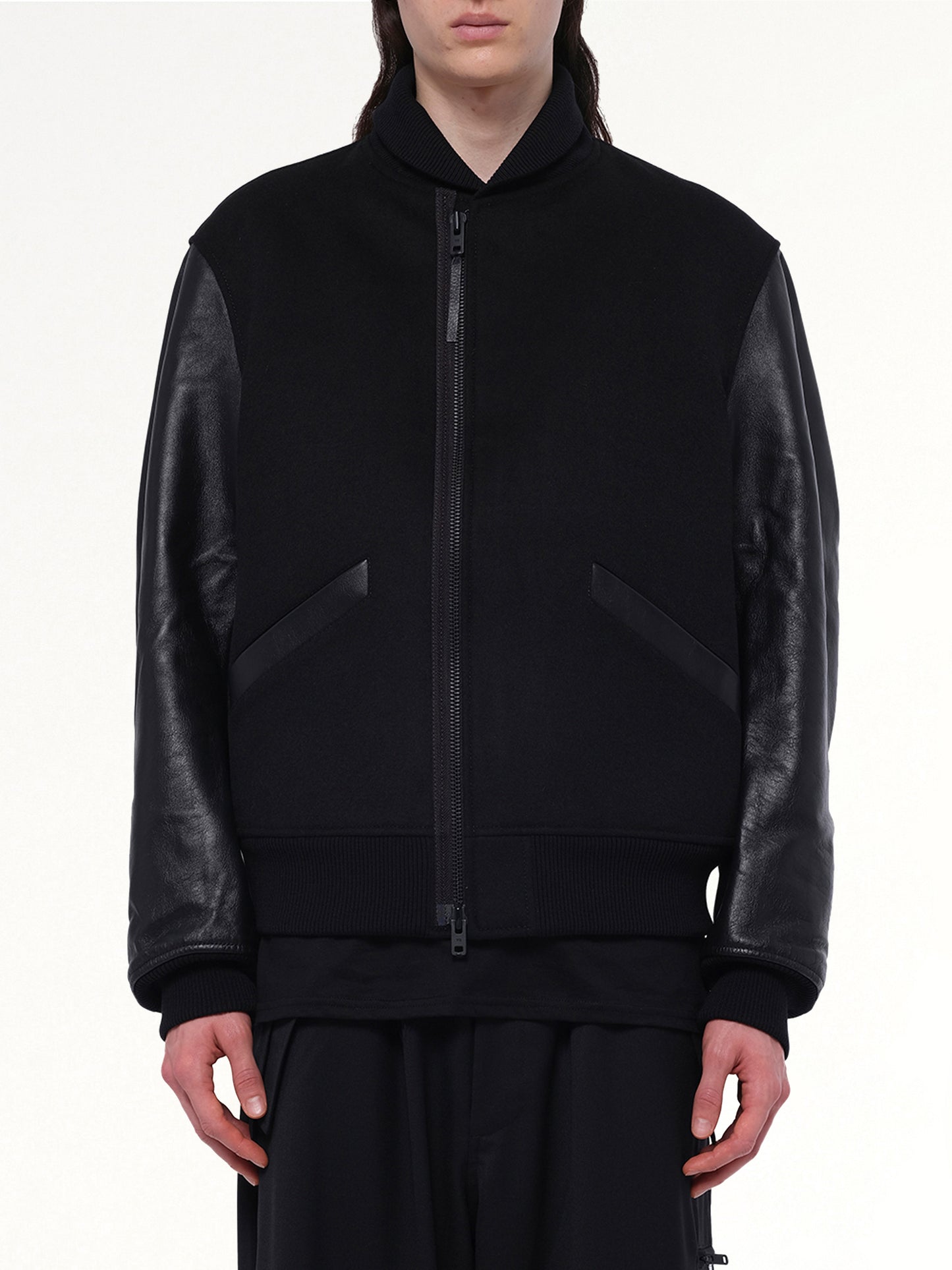 Letterman Jacket in Black