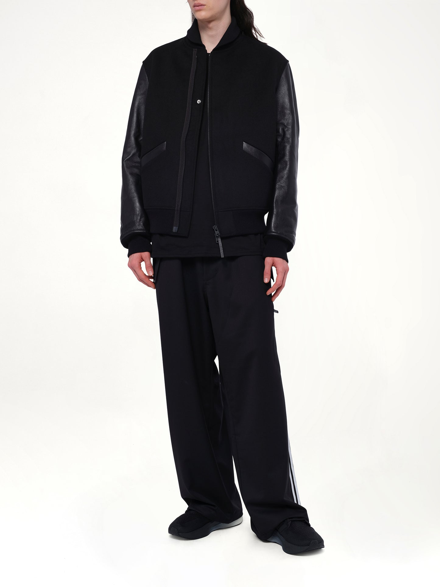 Letterman Jacket in Black