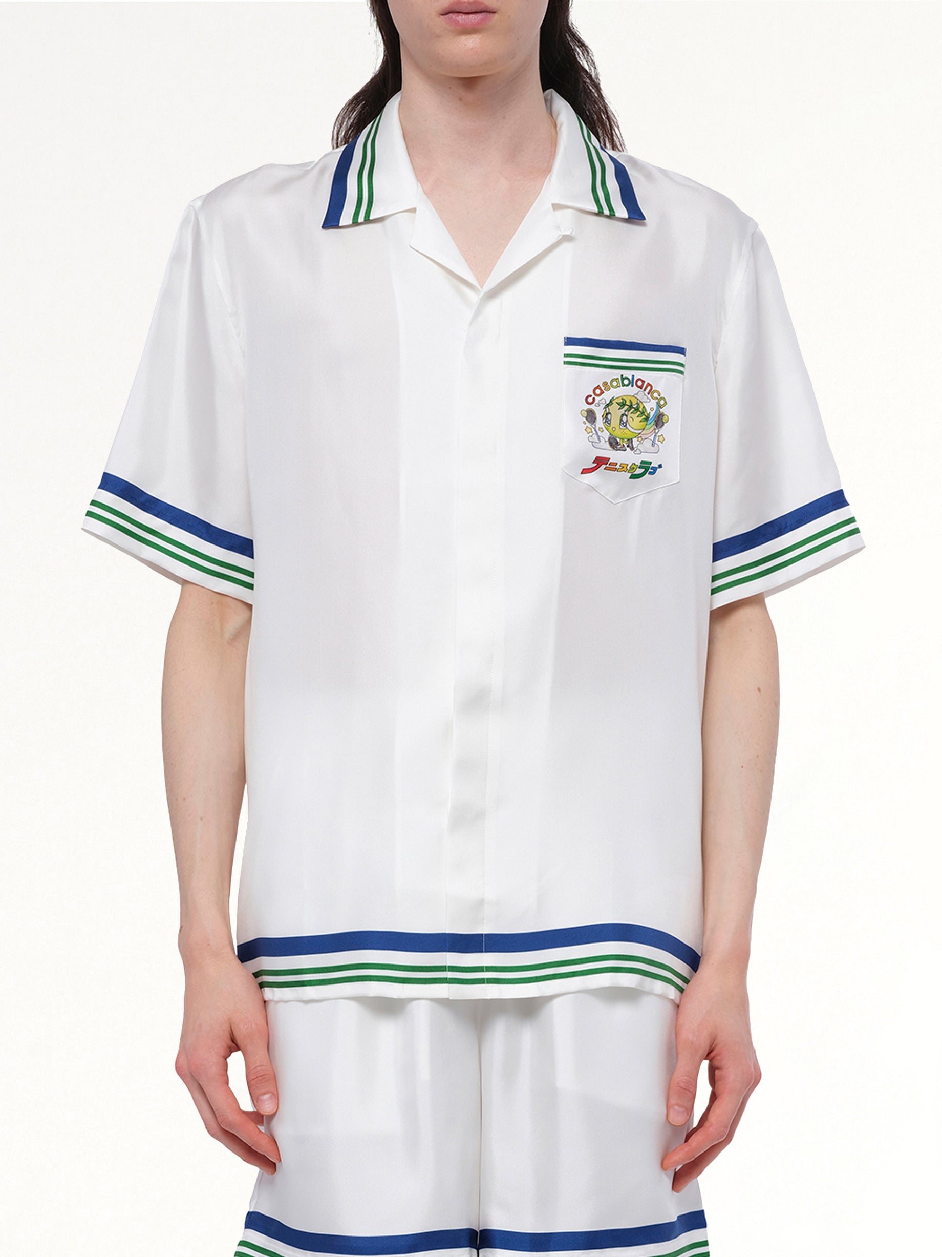 Kawaii Tennis Boy Shirt in Multicolour