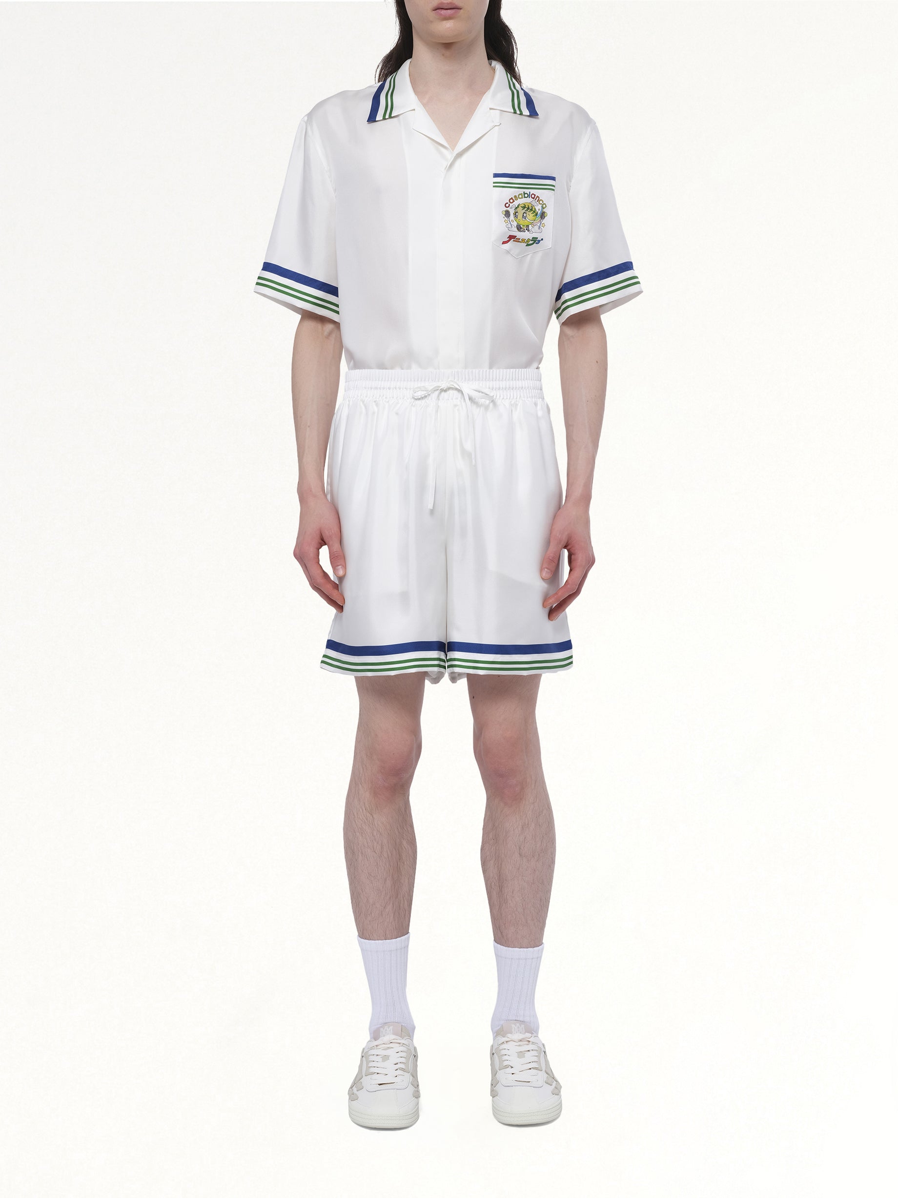 멀티컬러 카와이 테니스 보이 반바지