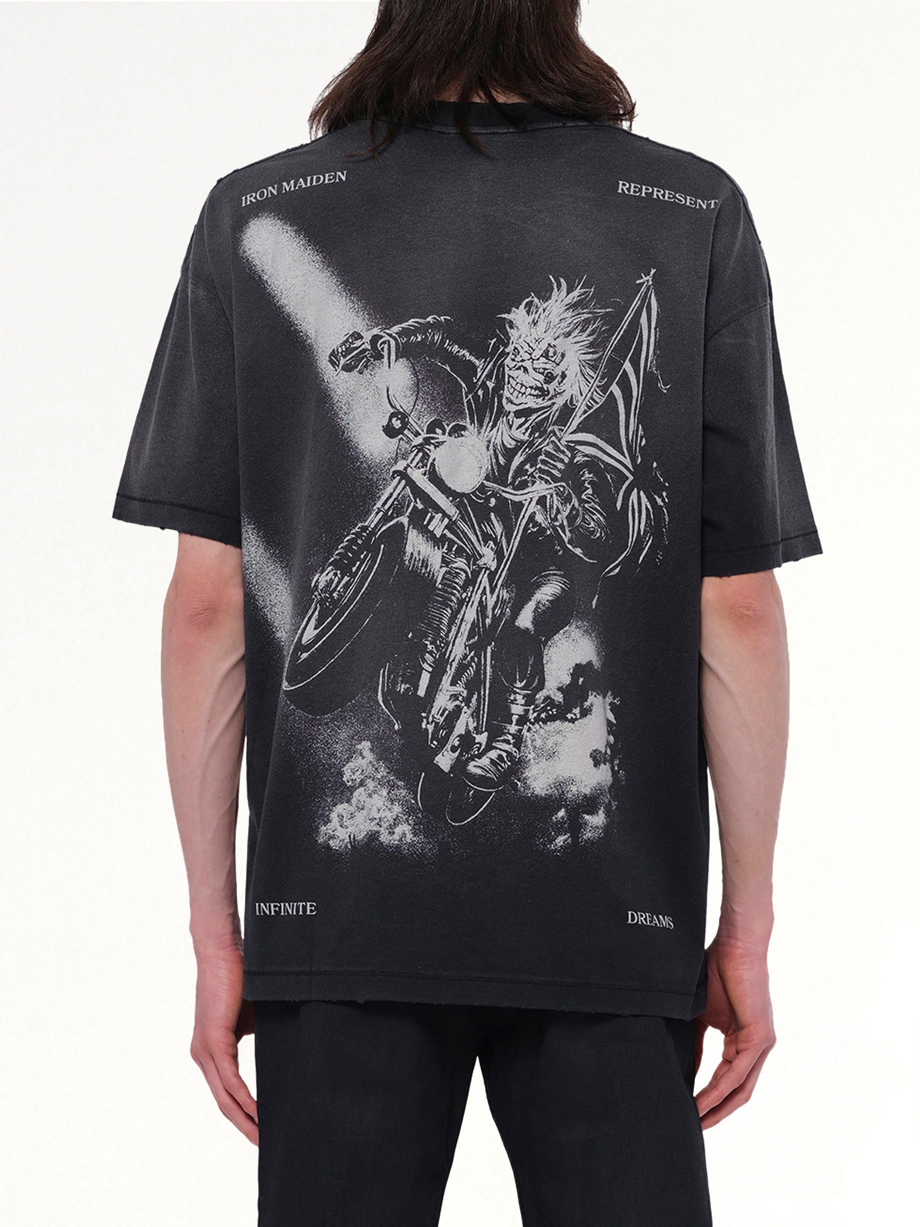 Iron Maiden Infinite Dreams T-Shirt in Aged Black