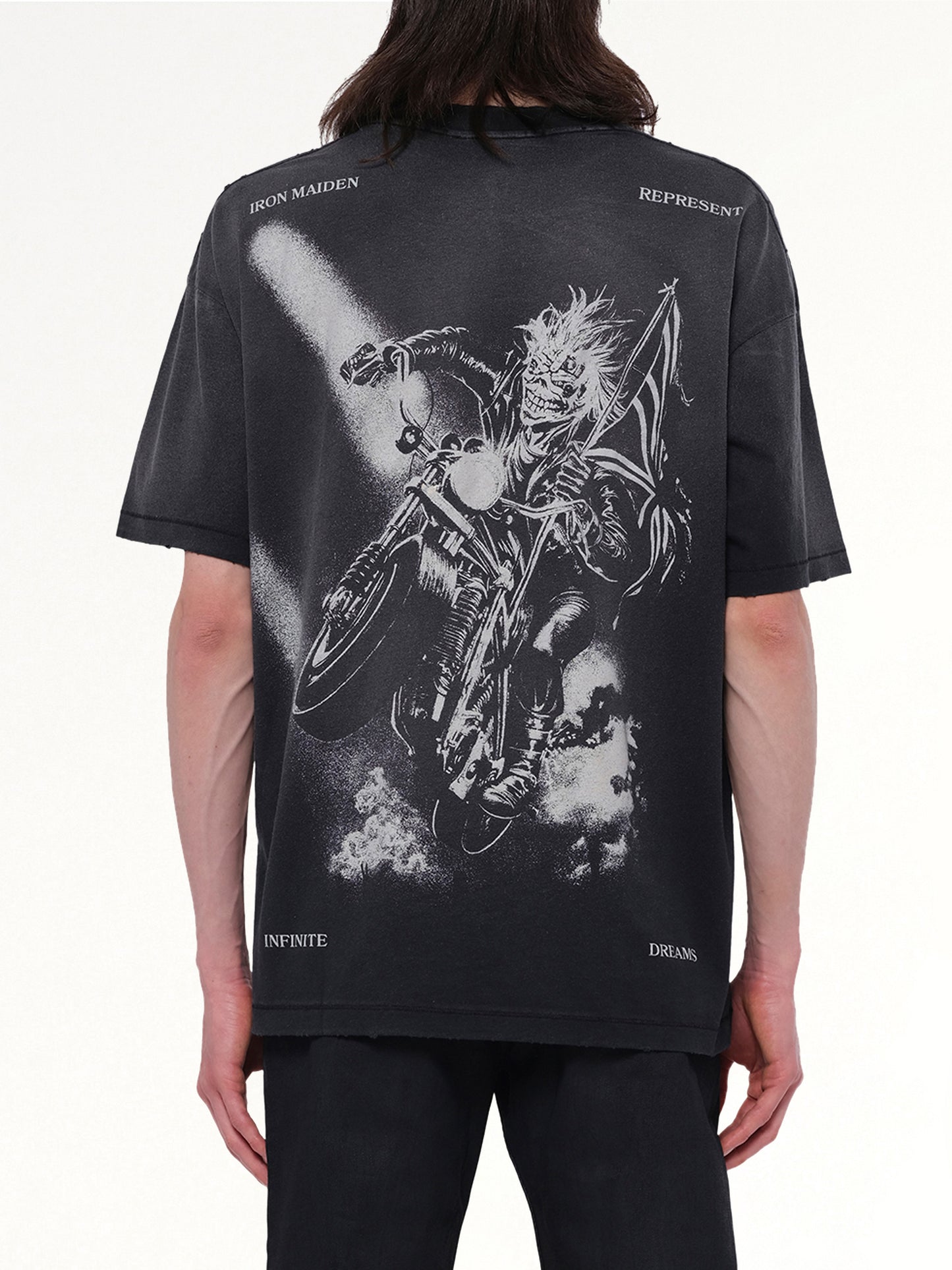 Iron Maiden Infinite Dreams T-Shirt in Aged Black
