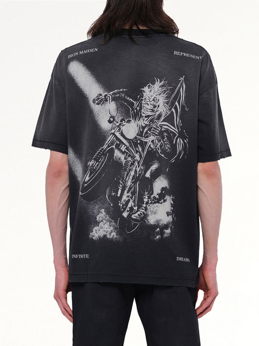 Iron Maiden Infinite Dreams T-Shirt in Aged Black