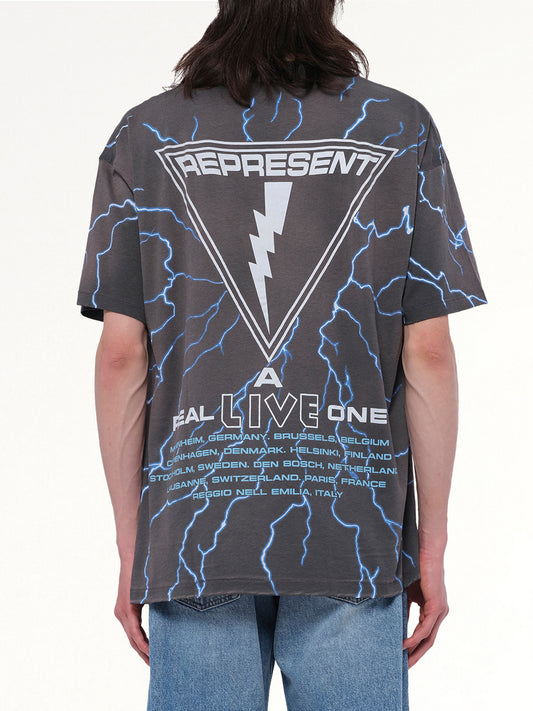 Iron Maiden a Real Live One T-Shirt in Sunfade Grey