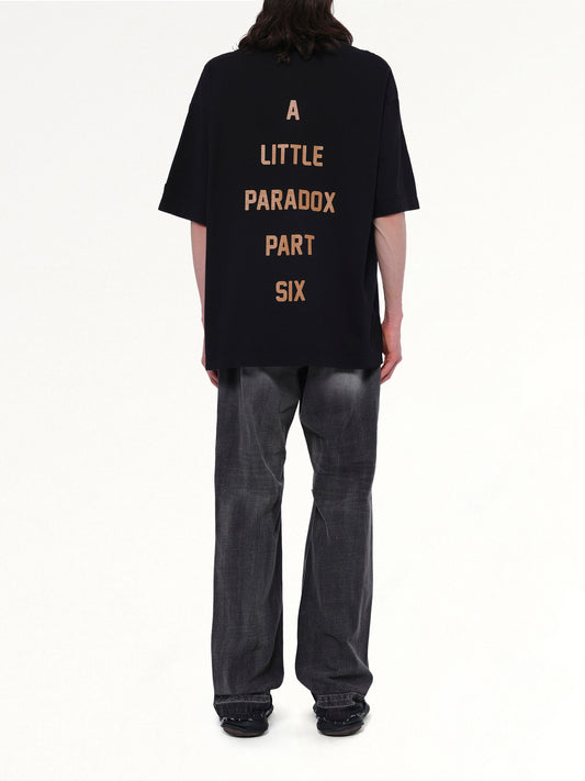 Dog Printed T-Shirt in Black