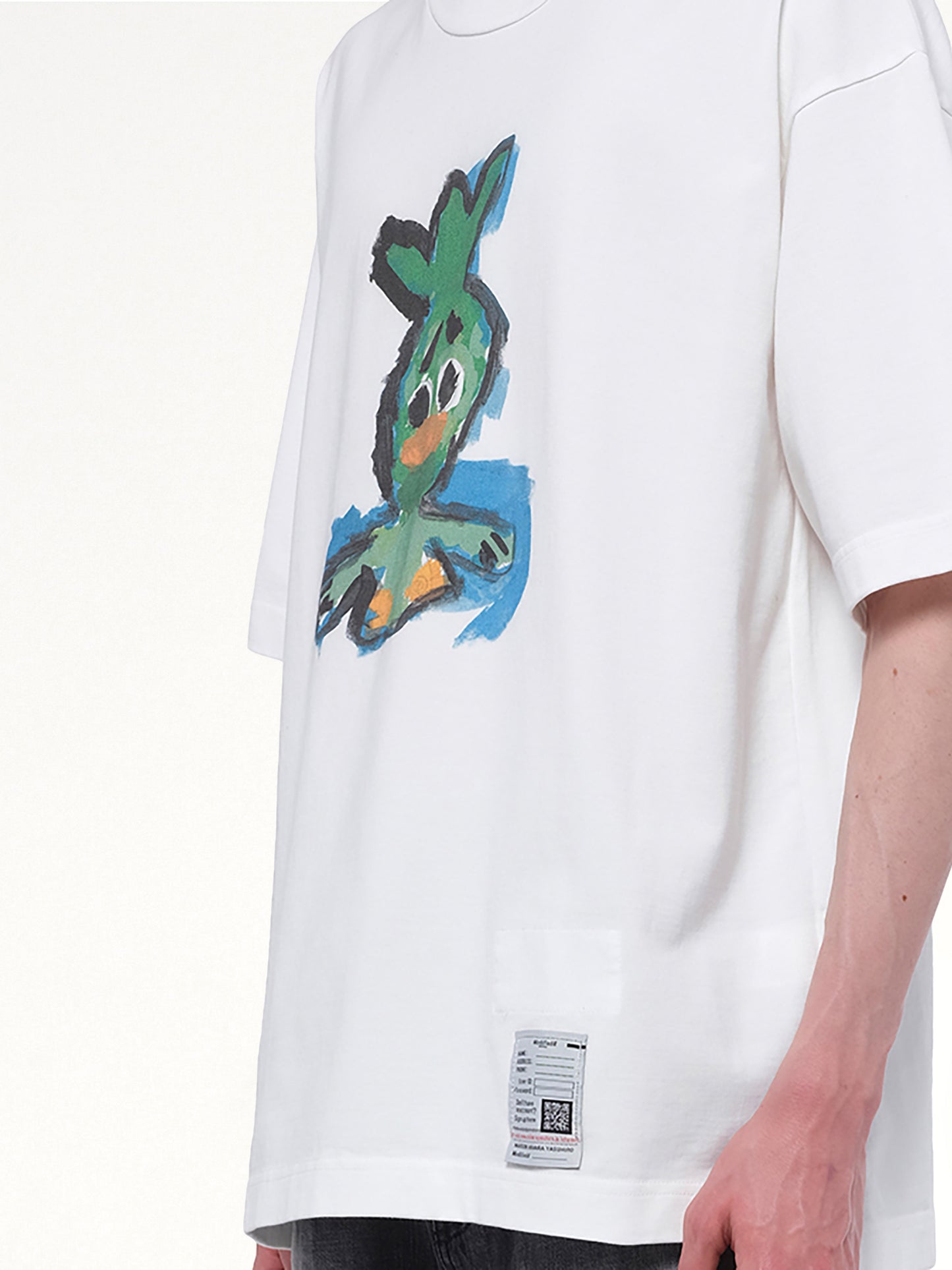 Leon Printed T-Shirt in White