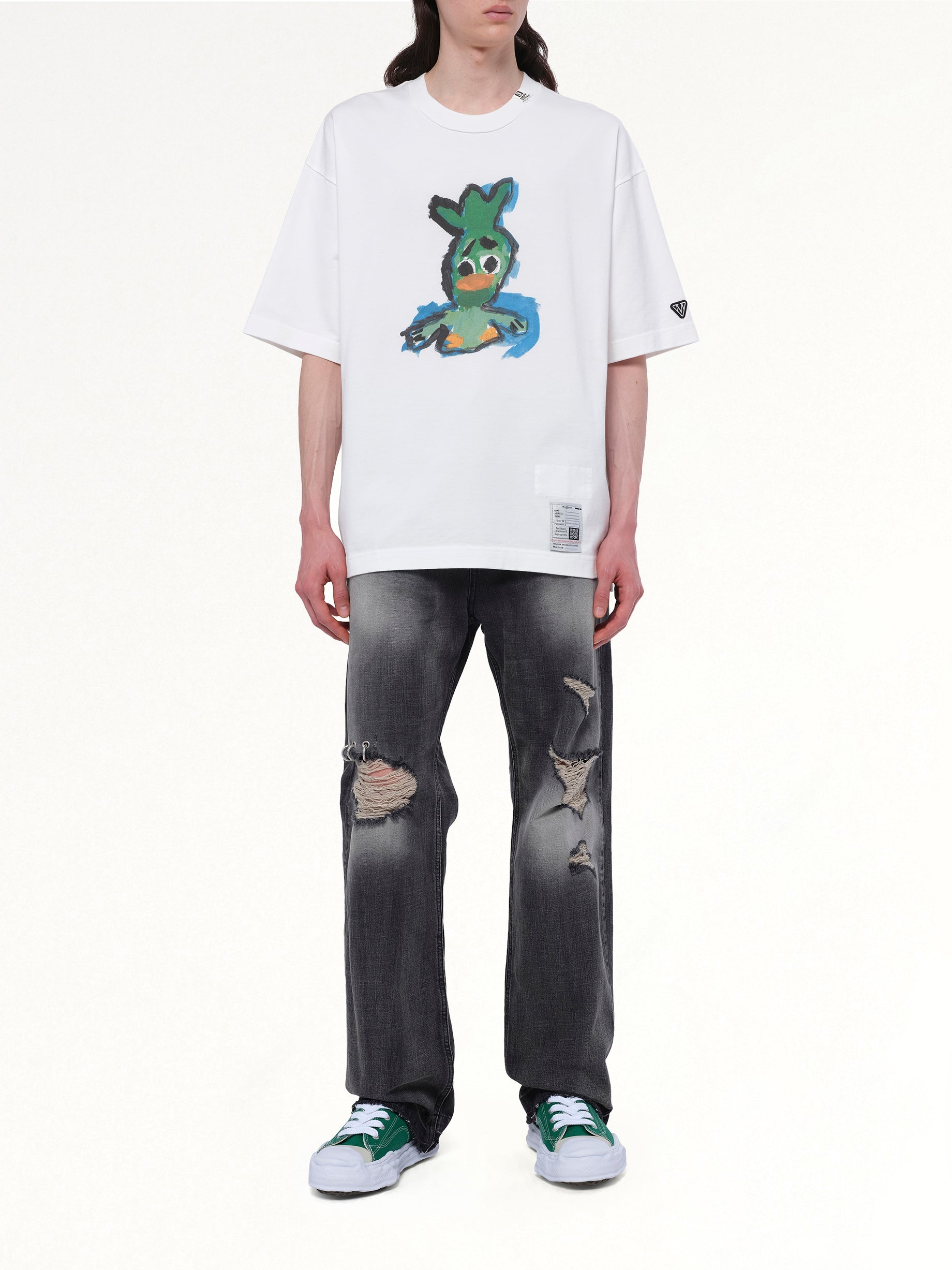 Leon Printed T-Shirt in White