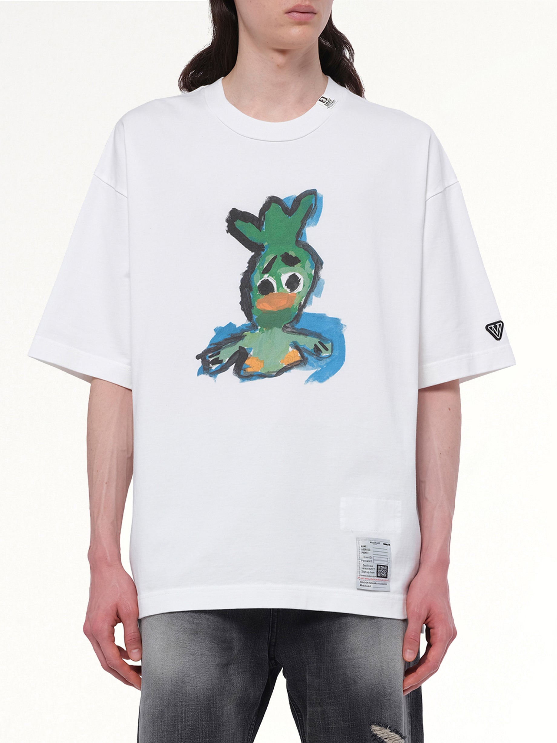 Leon Printed T-Shirt in White
