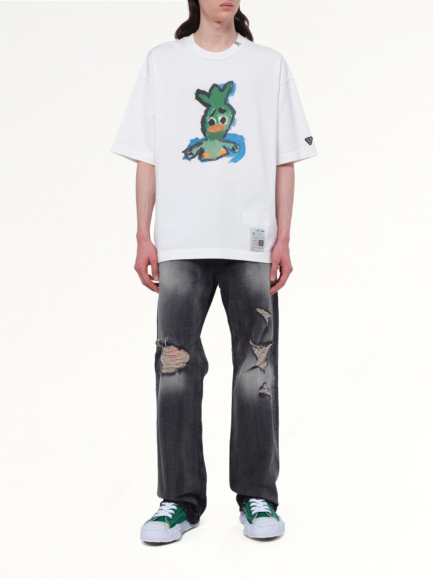 Leon Printed T-Shirt in White