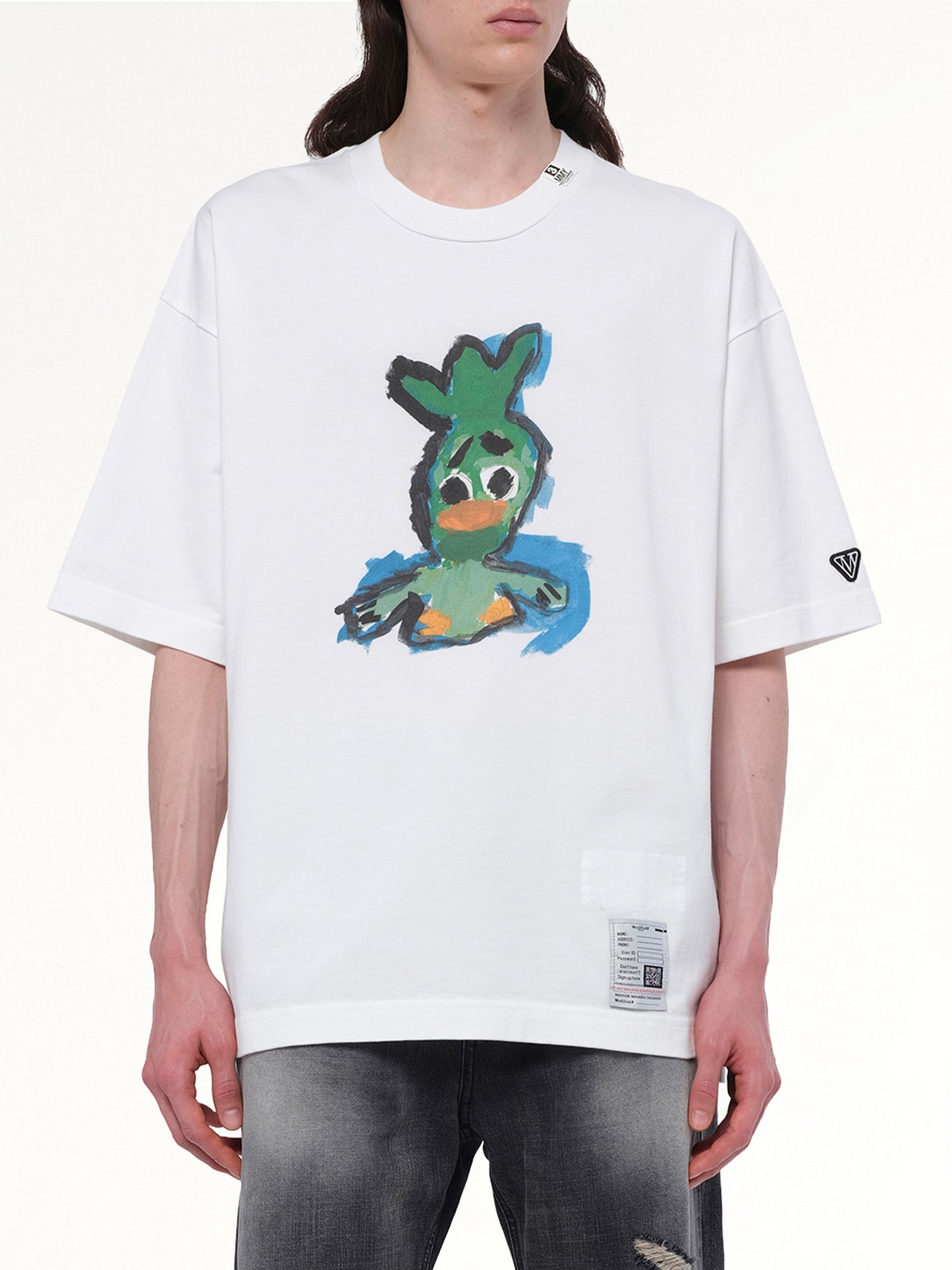 Leon Printed T-Shirt in White