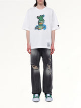 Leon Printed T-Shirt in White