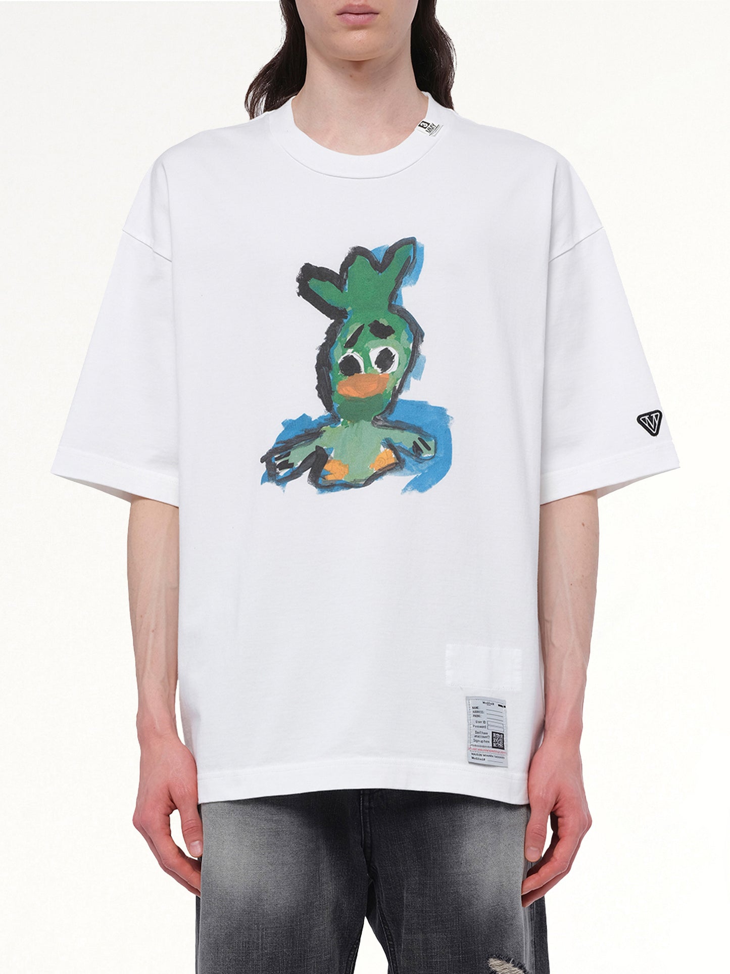 Leon Printed T-Shirt in White