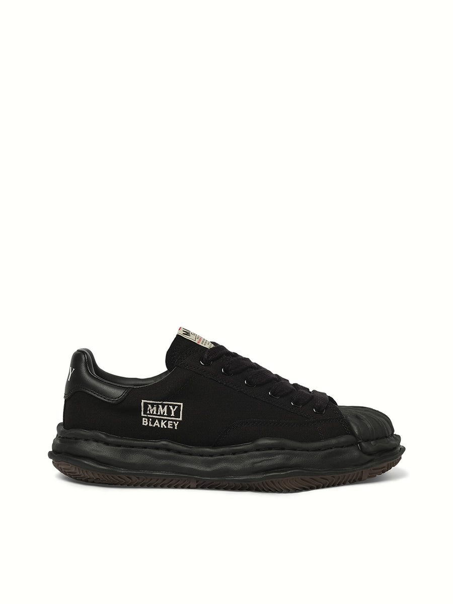 Blakey OG Sneaker in Black/Black Side View | MAISON MIHARA YASUHIRO