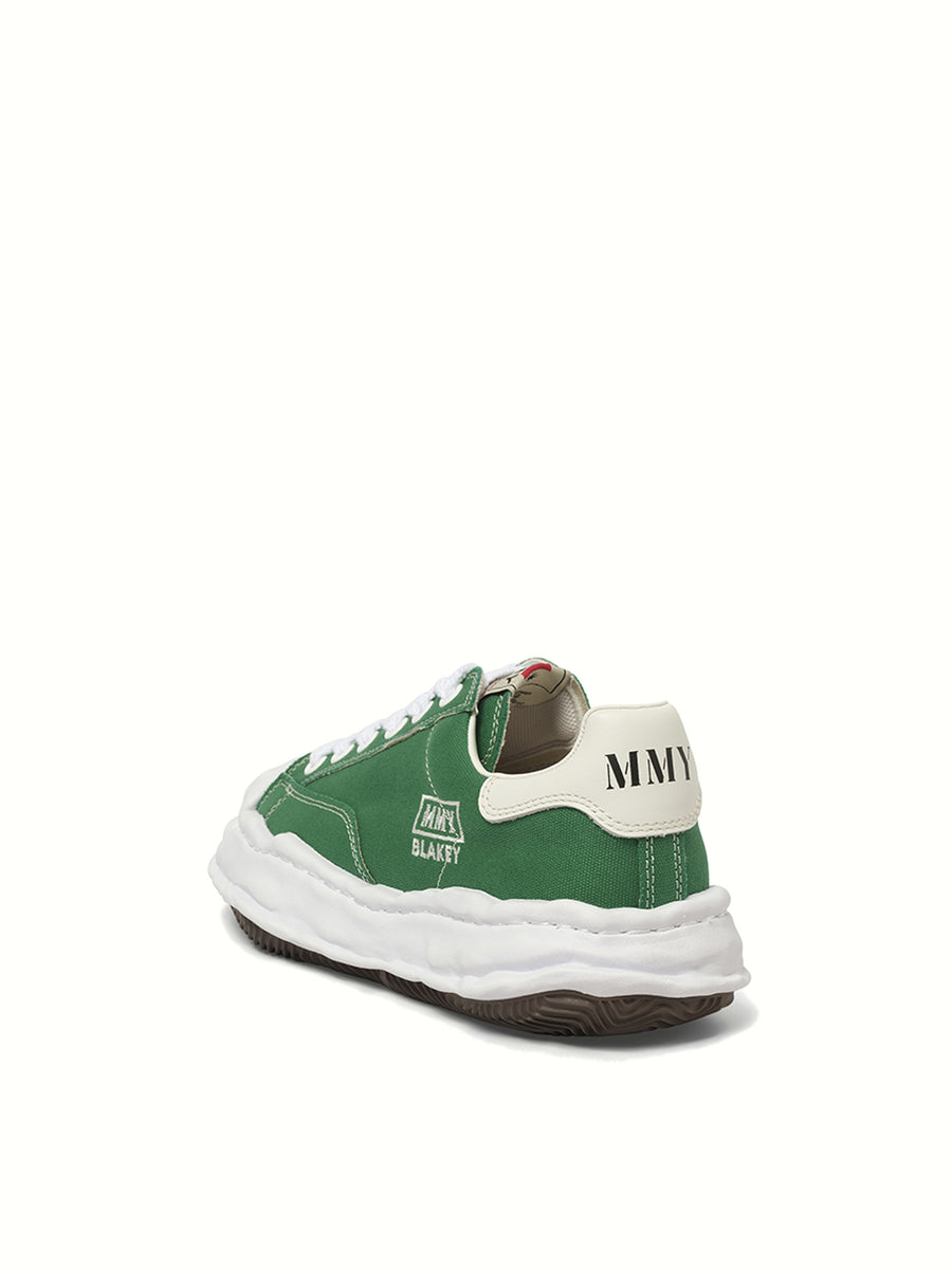 Blakey OG Sneaker in Cl Green Back View | MAISON MIHARA YASUHIRO