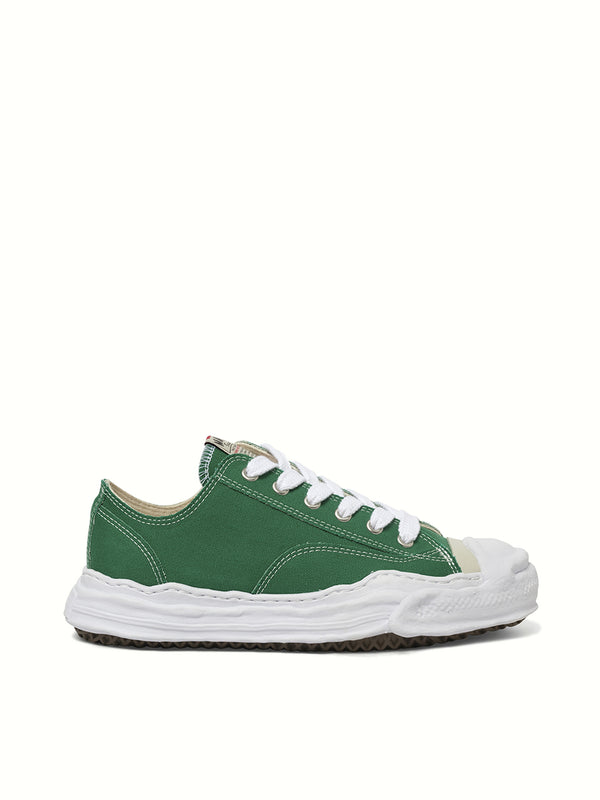 Hank OG Sneaker in Cl Green Side View | MAISON MIHARA YASUHIRO
