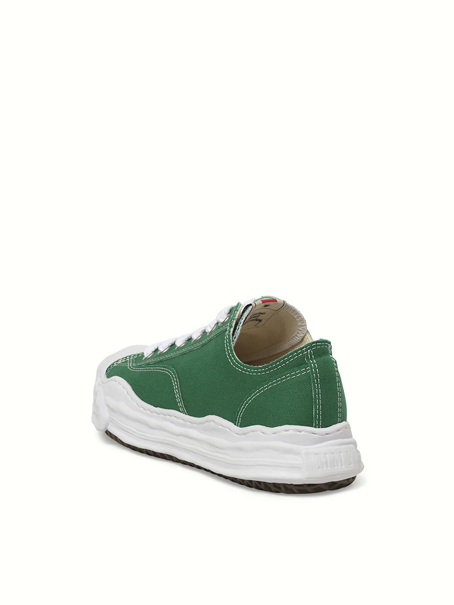 Hank OG Sneaker in Cl Green Back View | MAISON MIHARA YASUHIRO