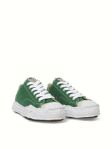 Hank OG Sneaker in Cl Green Front View | MAISON MIHARA YASUHIRO