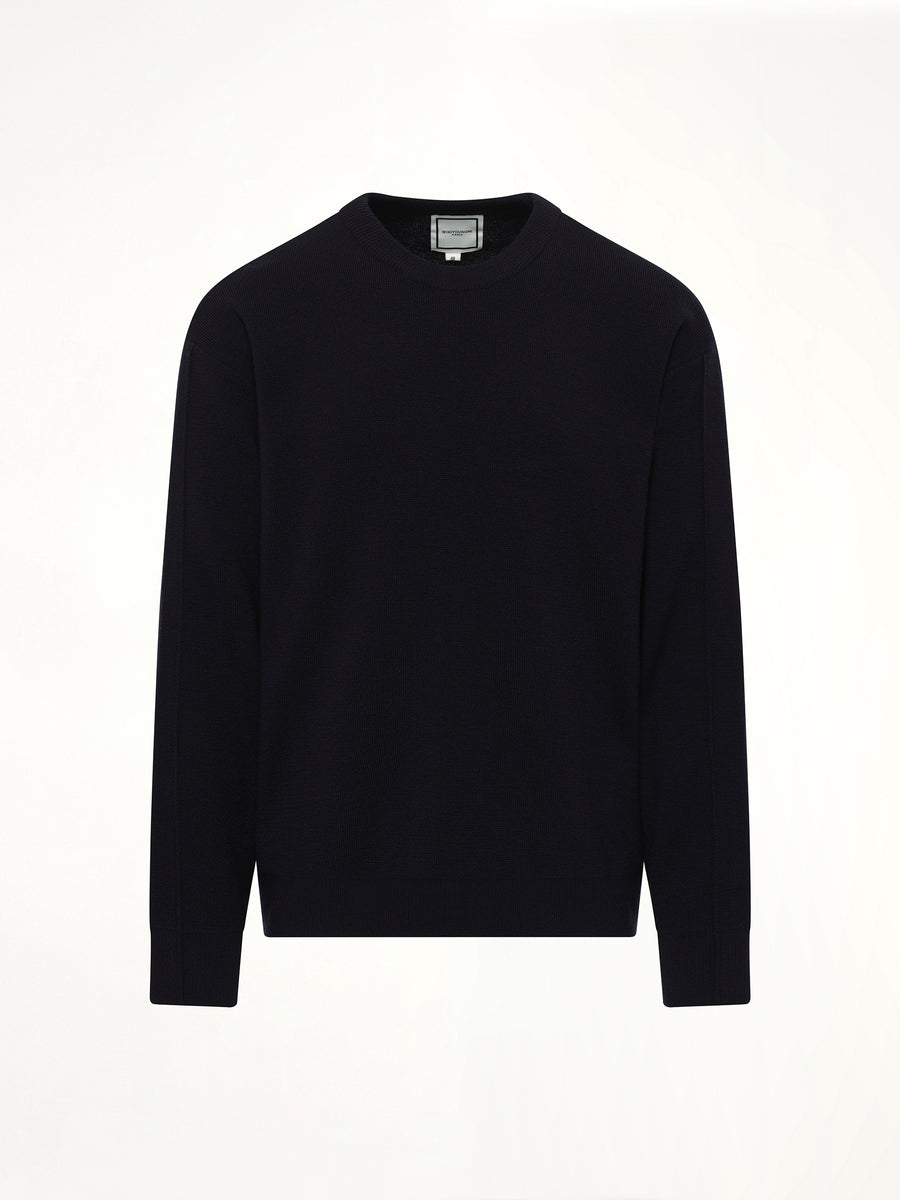 Knit Sweater in Navy